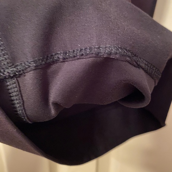 Nike Dry Fit Womens XL Stretch Knee Length Athletic Pants Black - Picture 7 of 7